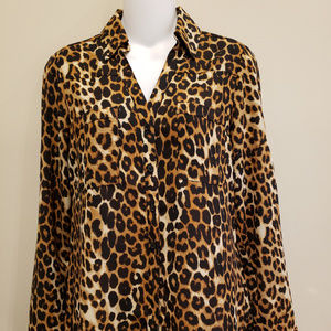 EXPRESS Leoprad Blouse - Size XS